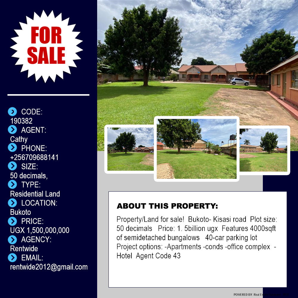 Residential Land  for sale in Bukoto Kampala Uganda, code: 190382