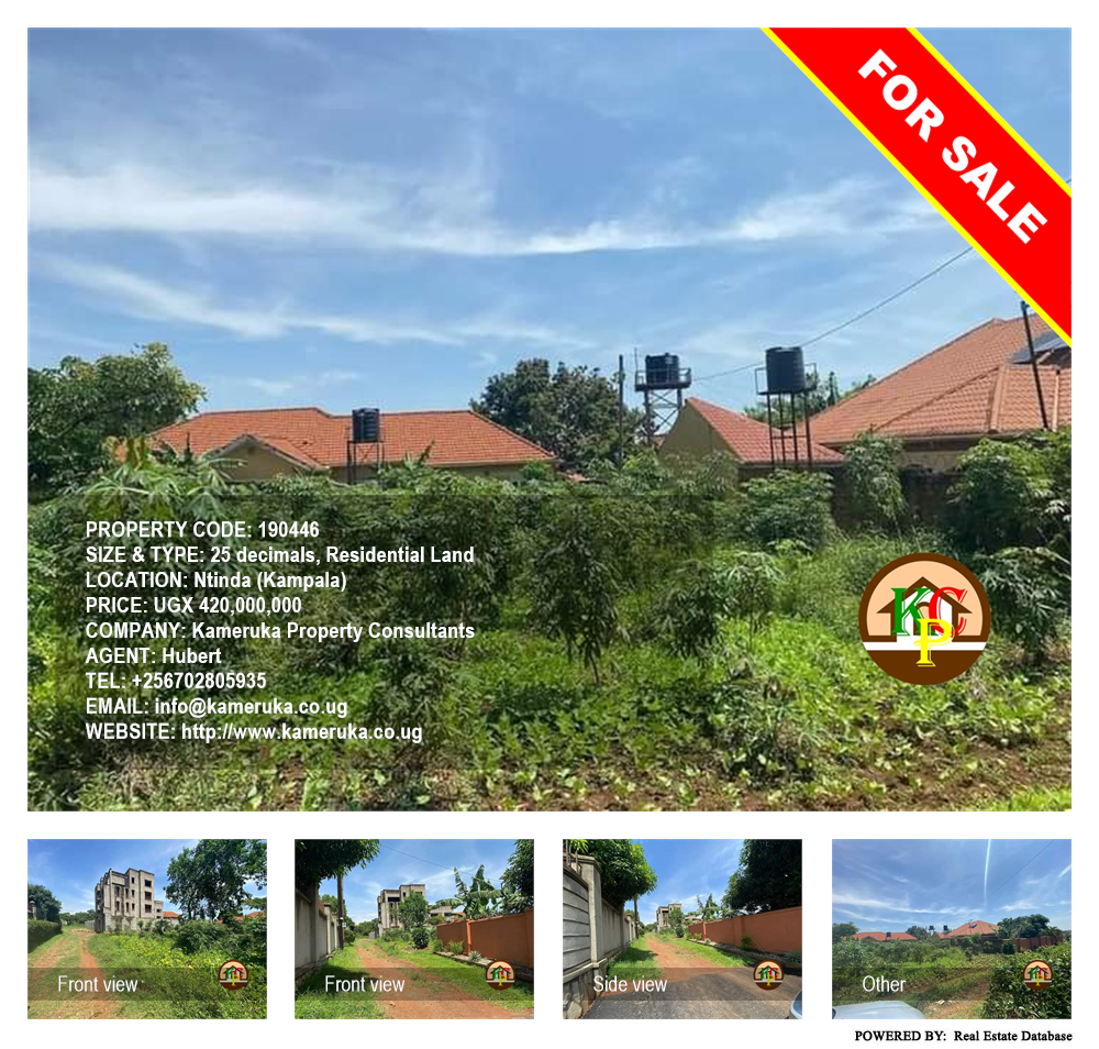 Residential Land  for sale in Ntinda Kampala Uganda, code: 190446