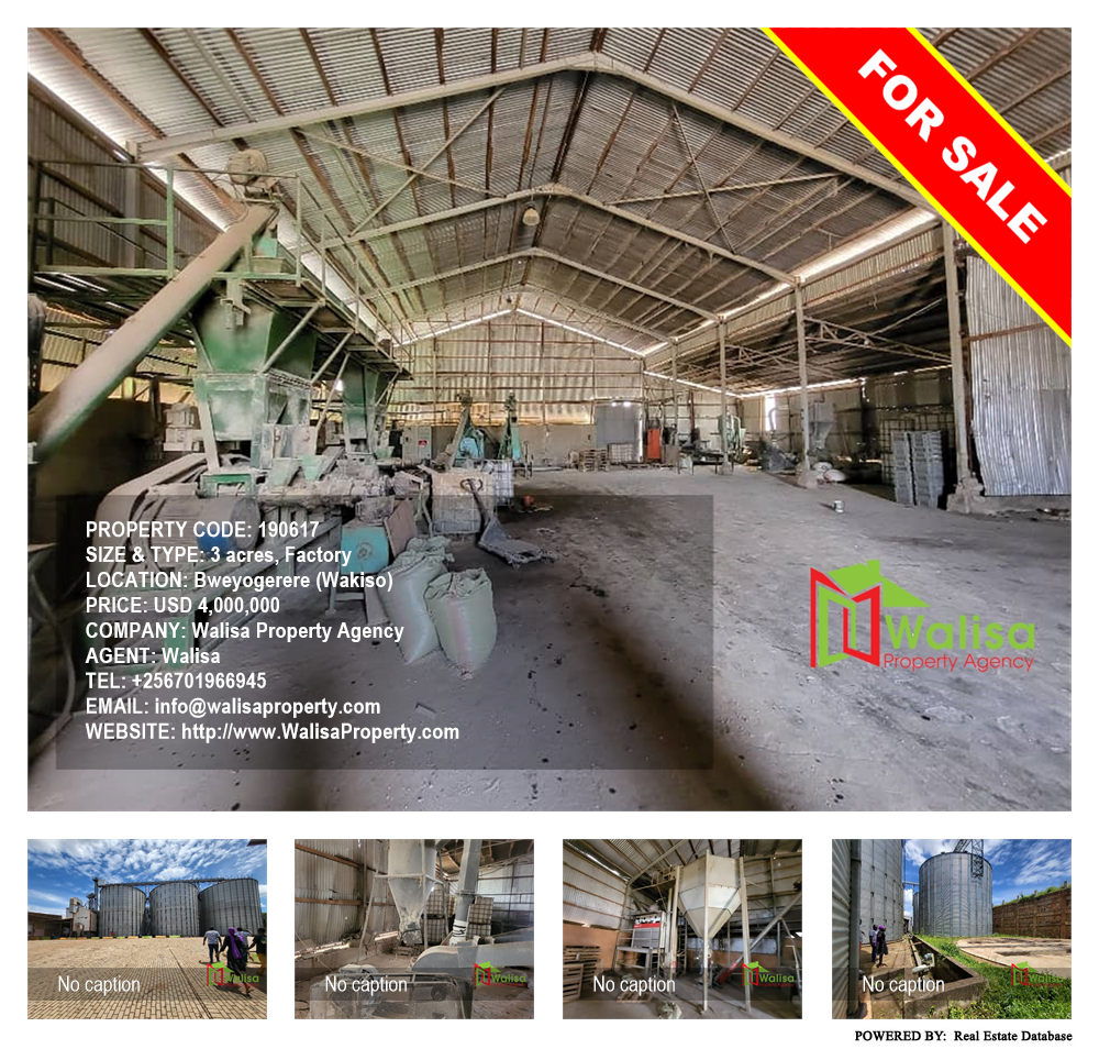 Factory  for sale in Bweyogerere Wakiso Uganda, code: 190617