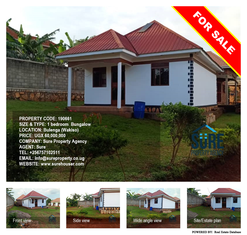 1 bedroom Bungalow  for sale in Bulenga Wakiso Uganda, code: 190661