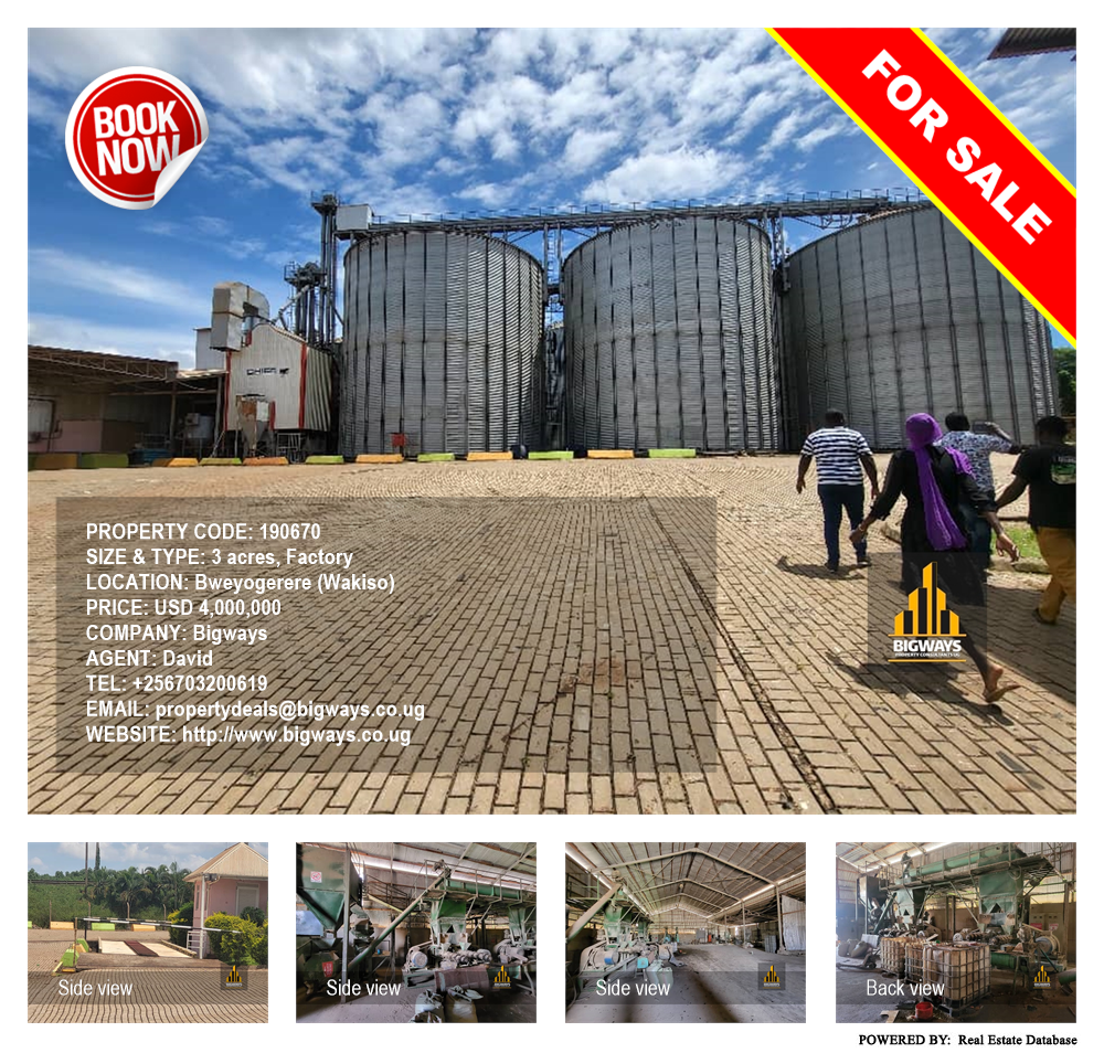 Factory  for sale in Bweyogerere Wakiso Uganda, code: 190670