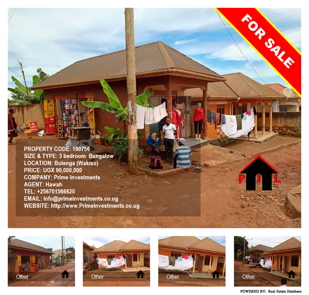3 bedroom Bungalow  for sale in Bulenga Wakiso Uganda, code: 190756