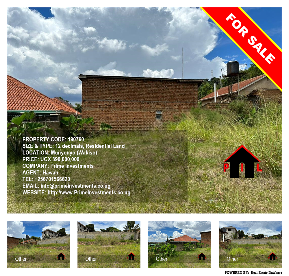 Residential Land  for sale in Munyonyo Wakiso Uganda, code: 190760