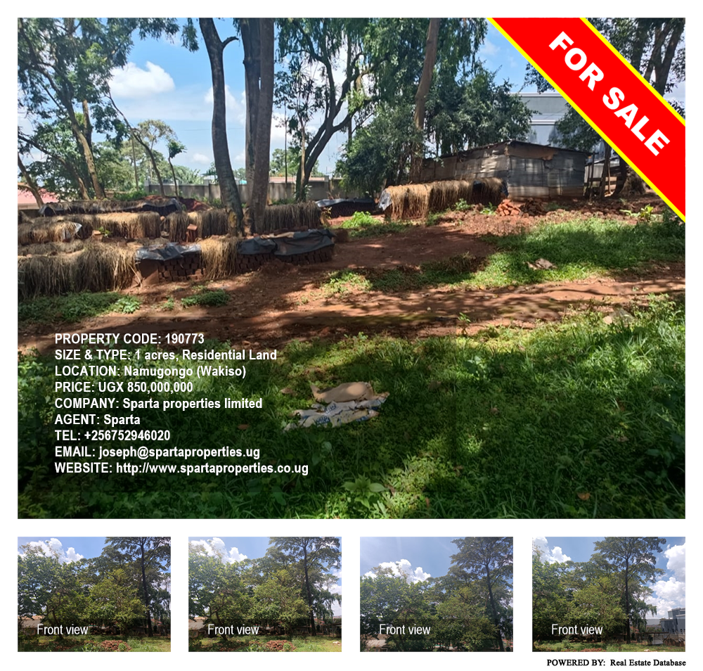 Residential Land  for sale in Namugongo Wakiso Uganda, code: 190773