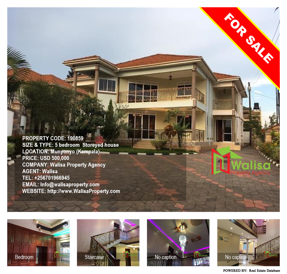 5 bedroom Storeyed house  for sale in Munyonyo Kampala Uganda, code: 190859