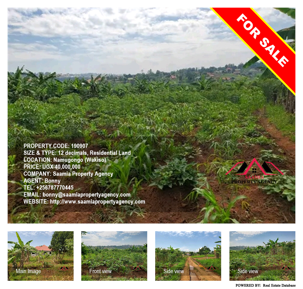 Residential Land  for sale in Namugongo Wakiso Uganda, code: 190907