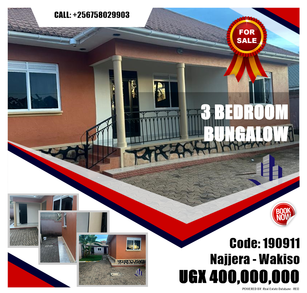 3 bedroom Bungalow  for sale in Najjera Wakiso Uganda, code: 190911