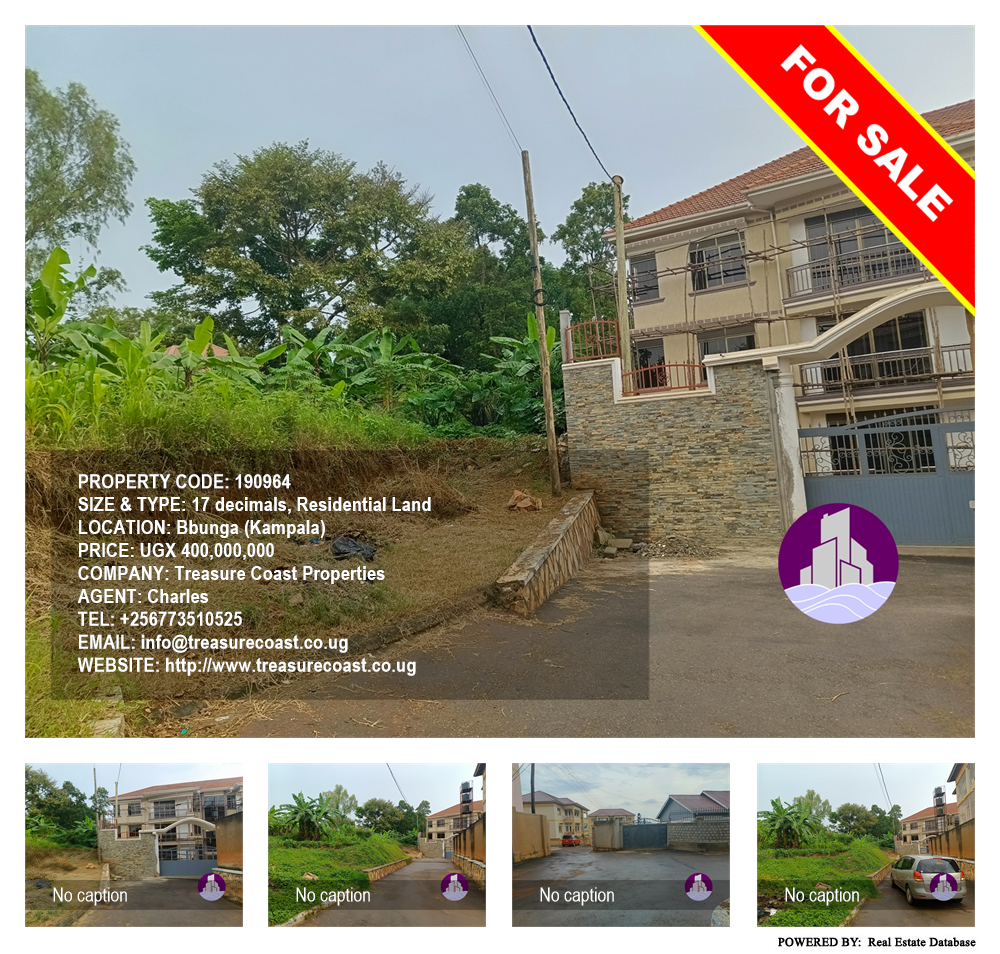 Residential Land  for sale in Bbunga Kampala Uganda, code: 190964
