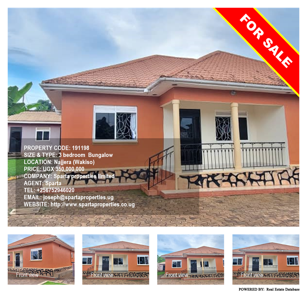 3 bedroom Bungalow  for sale in Najjera Wakiso Uganda, code: 191198