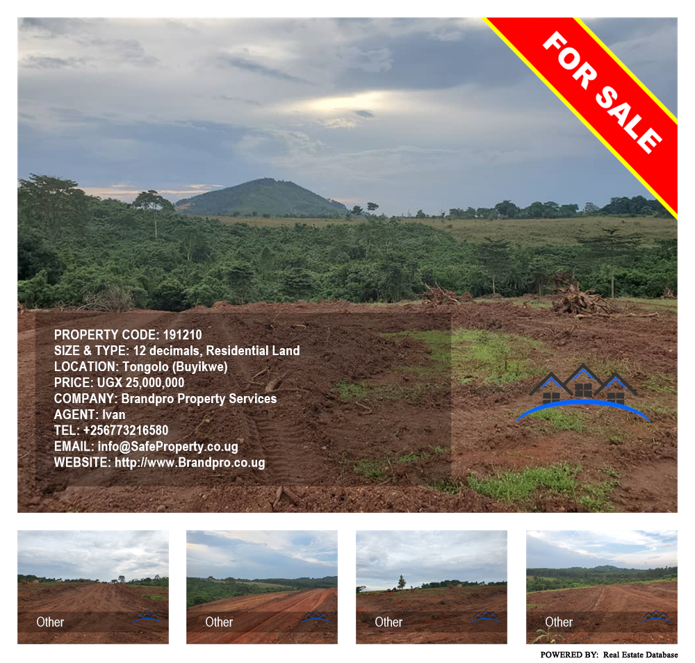 Residential Land  for sale in Tongolo Buyikwe Uganda, code: 191210