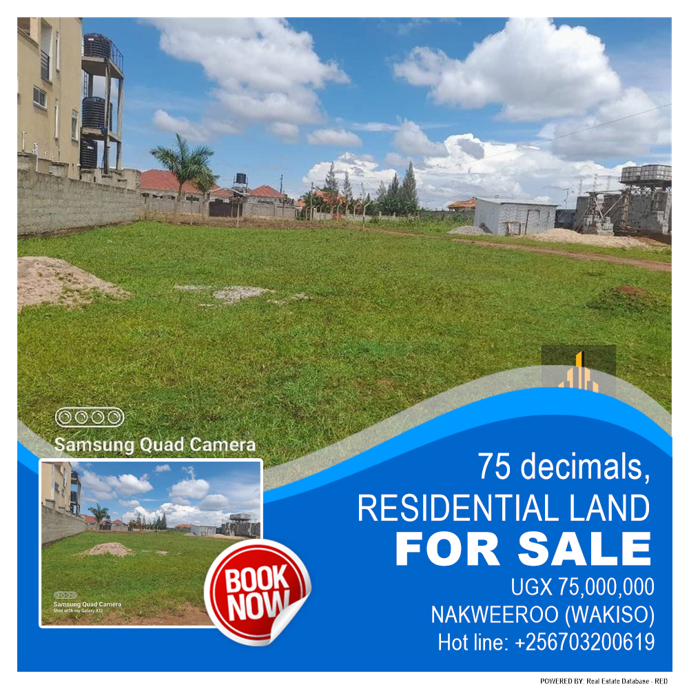 Residential Land  for sale in Nakweeroo Wakiso Uganda, code: 191236