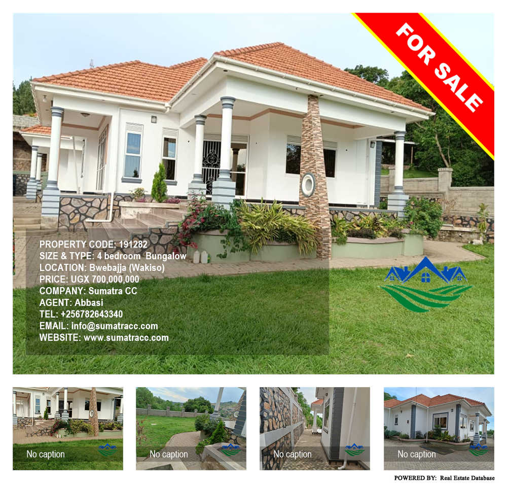 4 bedroom Bungalow  for sale in Bwebajja Wakiso Uganda, code: 191282