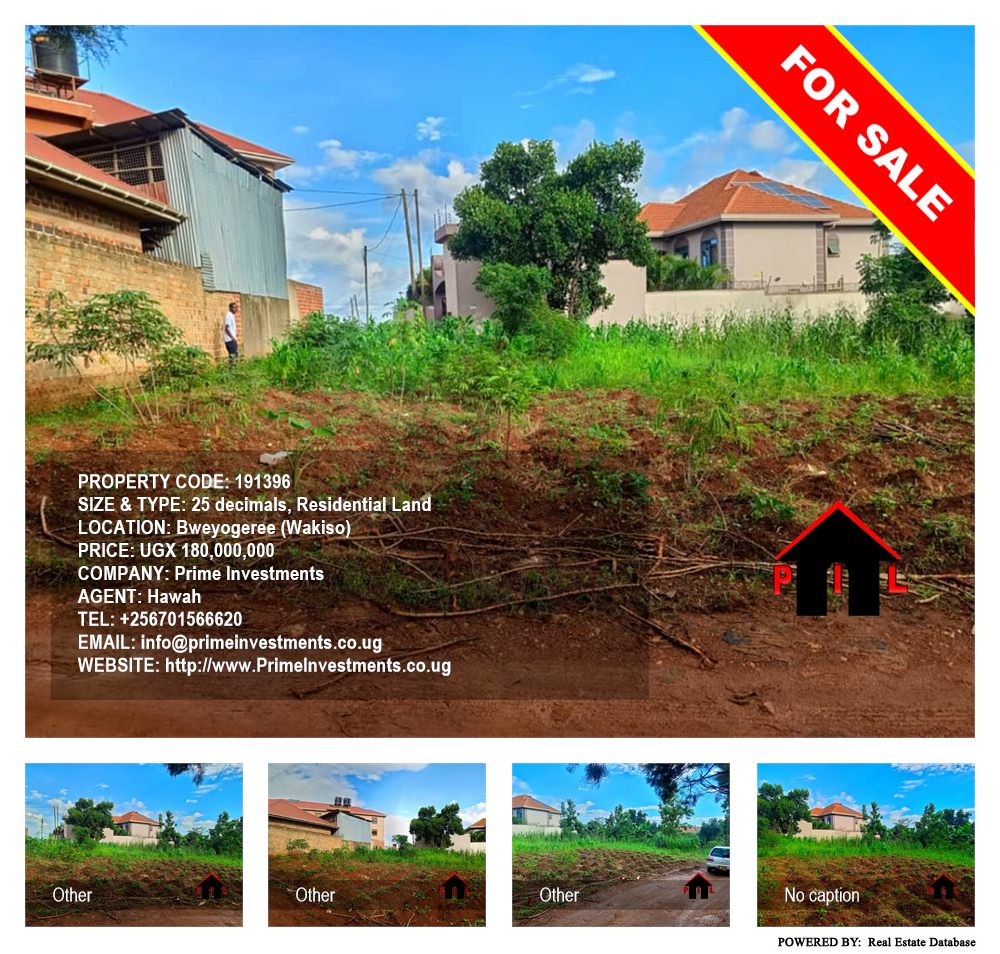 Residential Land  for sale in Bweyogerere Wakiso Uganda, code: 191396