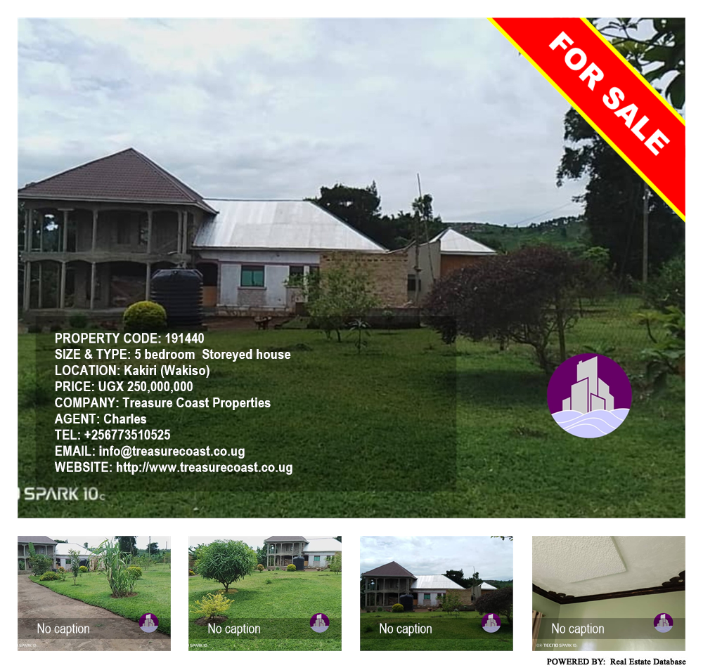 5 bedroom Storeyed house  for sale in Kakiri Wakiso Uganda, code: 191440