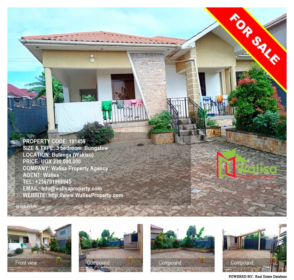 3 bedroom Bungalow  for sale in Bulenga Wakiso Uganda, code: 191459