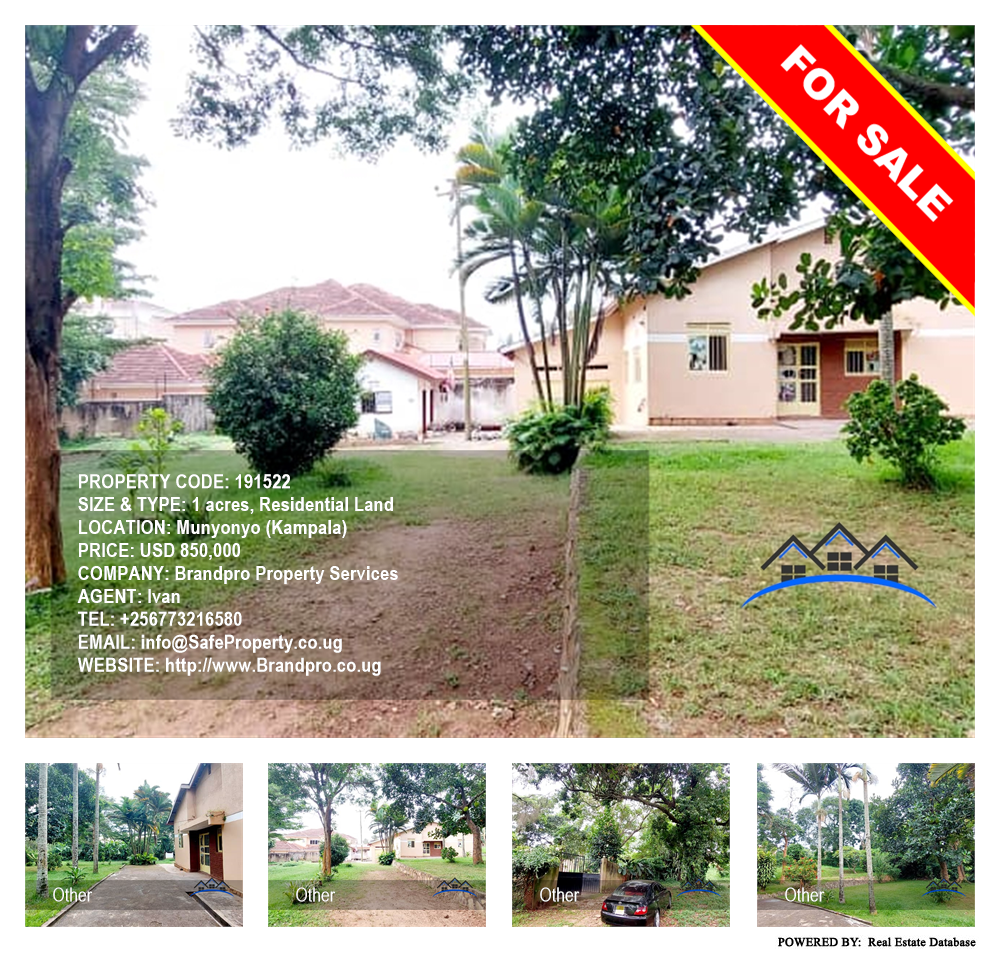 Residential Land  for sale in Munyonyo Kampala Uganda, code: 191522