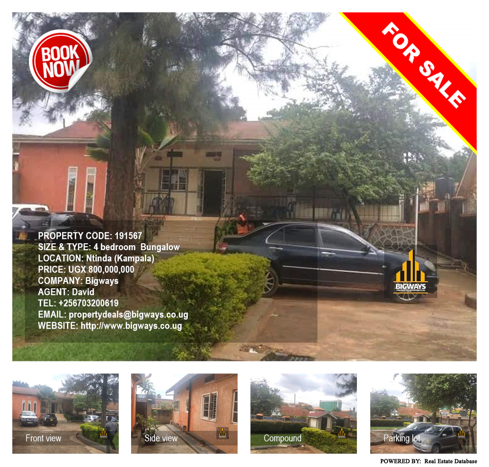 4 bedroom Bungalow  for sale in Ntinda Kampala Uganda, code: 191567