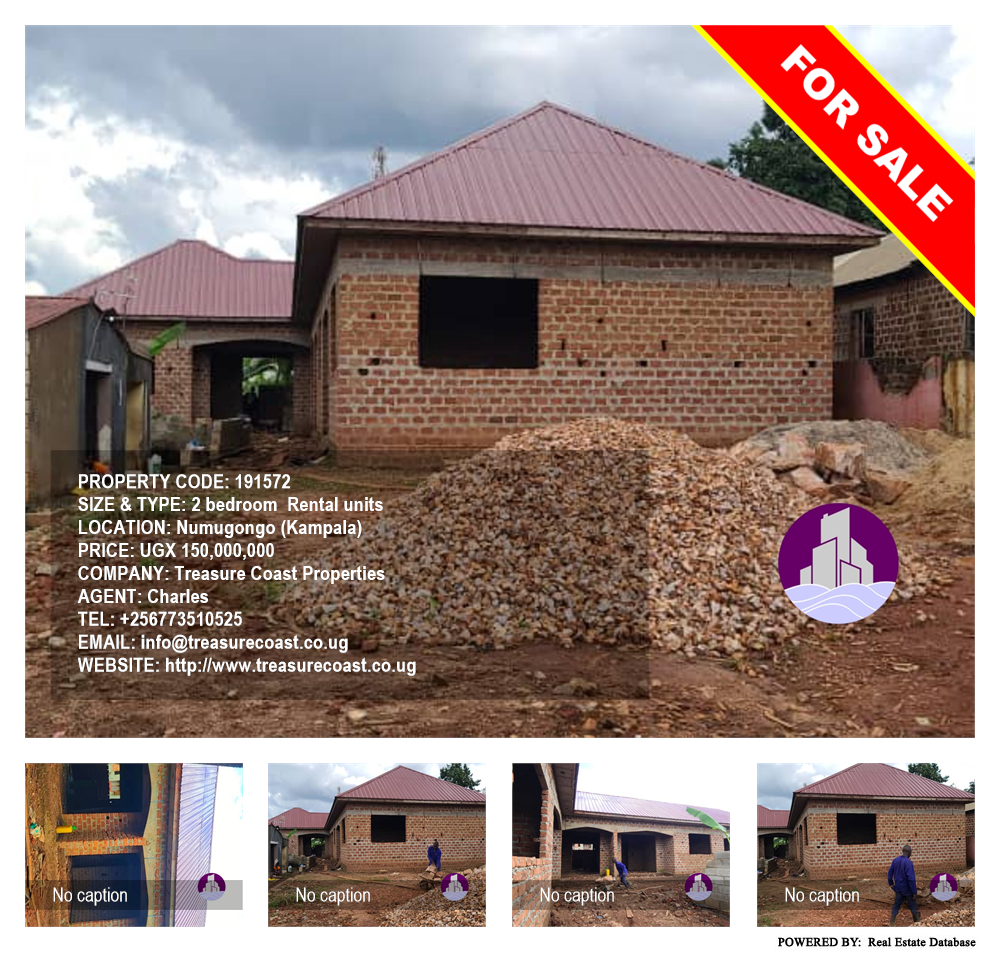 2 bedroom Rental units  for sale in Numugongo Kampala Uganda, code: 191572