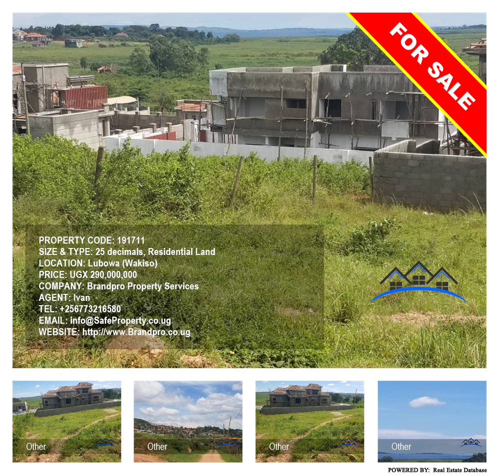 Residential Land  for sale in Lubowa Wakiso Uganda, code: 191711