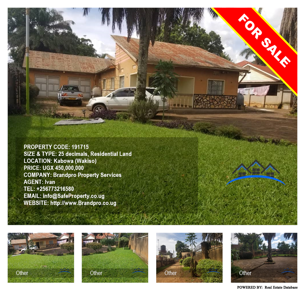 Residential Land  for sale in Kabowa Wakiso Uganda, code: 191715