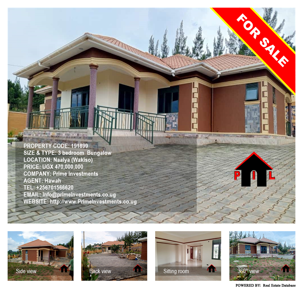 3 bedroom Bungalow  for sale in Naalya Wakiso Uganda, code: 191899