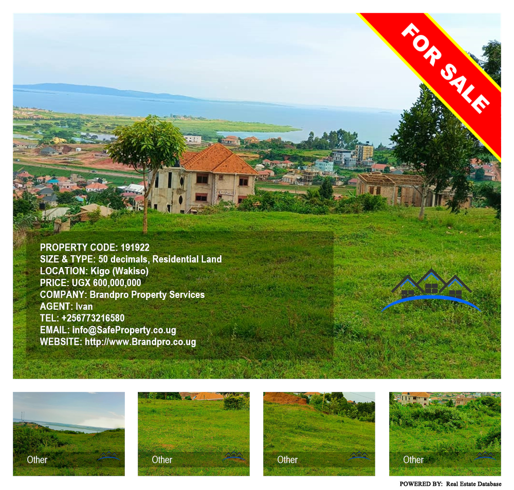 Residential Land  for sale in Kigo Wakiso Uganda, code: 191922