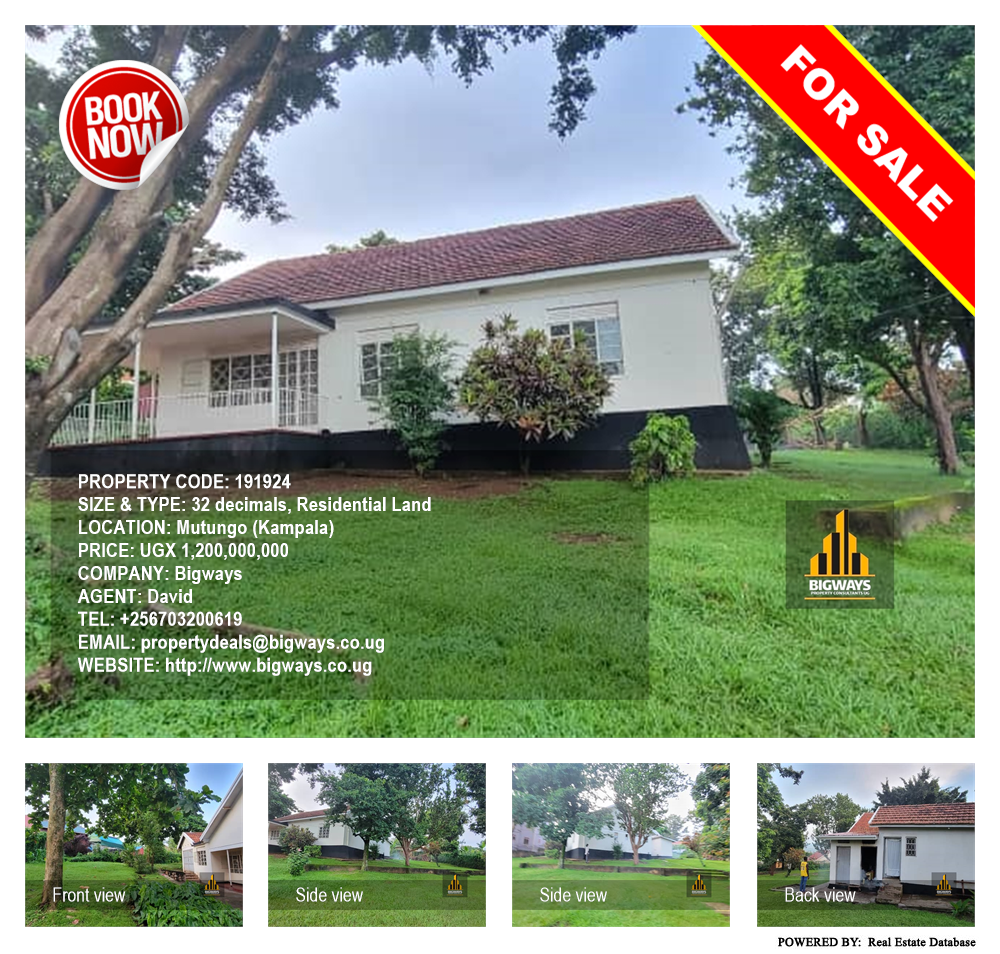 Residential Land  for sale in Mutungo Kampala Uganda, code: 191924