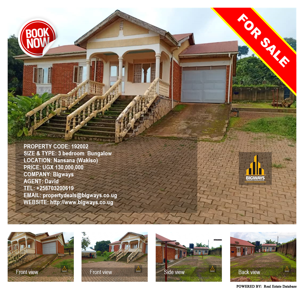 3 bedroom Bungalow  for sale in Nansana Wakiso Uganda, code: 192002