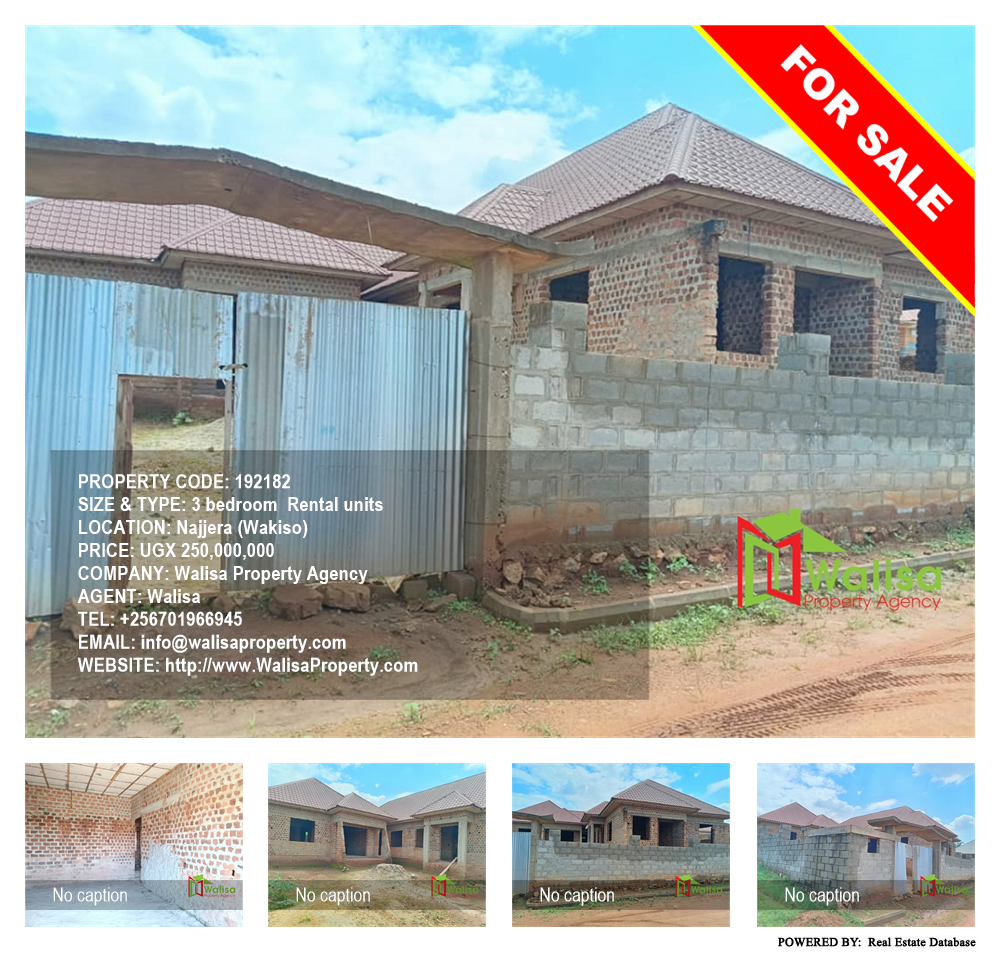 3 bedroom Rental units  for sale in Najjera Wakiso Uganda, code: 192182
