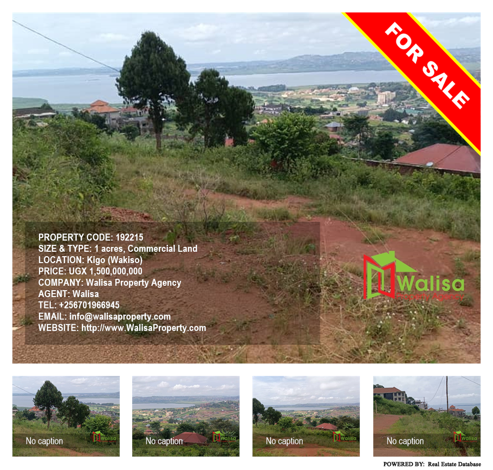 Commercial Land  for sale in Kigo Wakiso Uganda, code: 192215