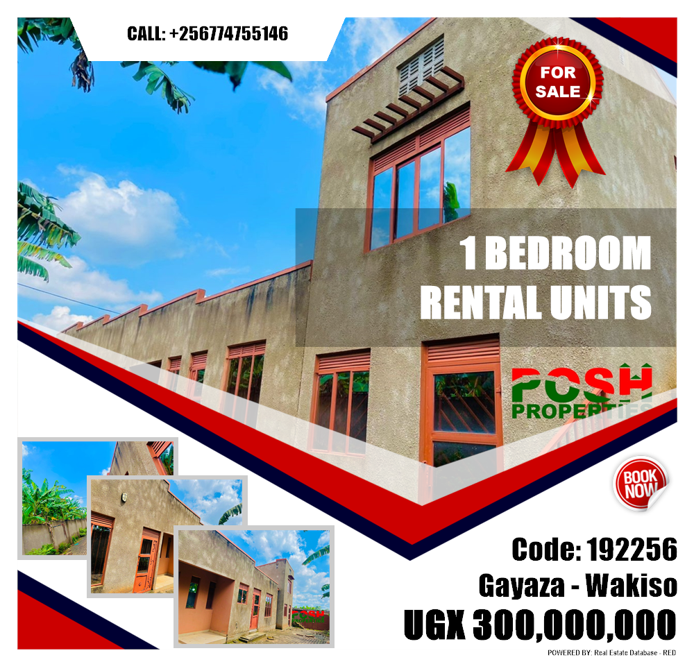 1 bedroom Rental units  for sale in Gayaza Wakiso Uganda, code: 192256