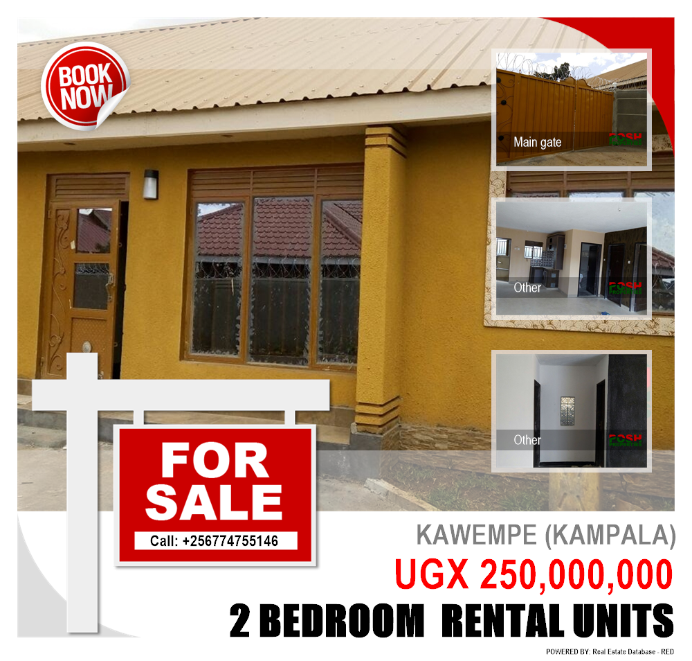 2 bedroom Rental units  for sale in Kawempe Kampala Uganda, code: 192259
