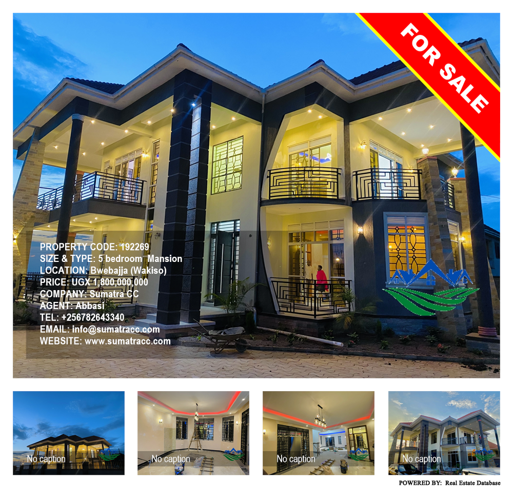 5 bedroom Mansion  for sale in Bwebajja Wakiso Uganda, code: 192269