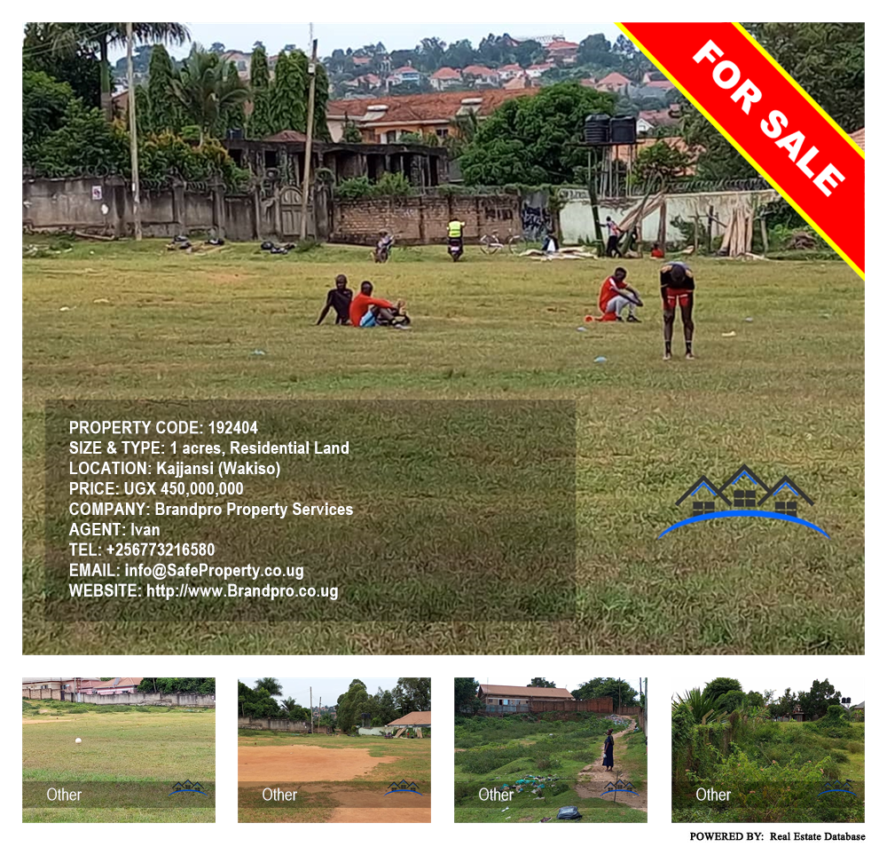 Residential Land  for sale in Kajjansi Wakiso Uganda, code: 192404