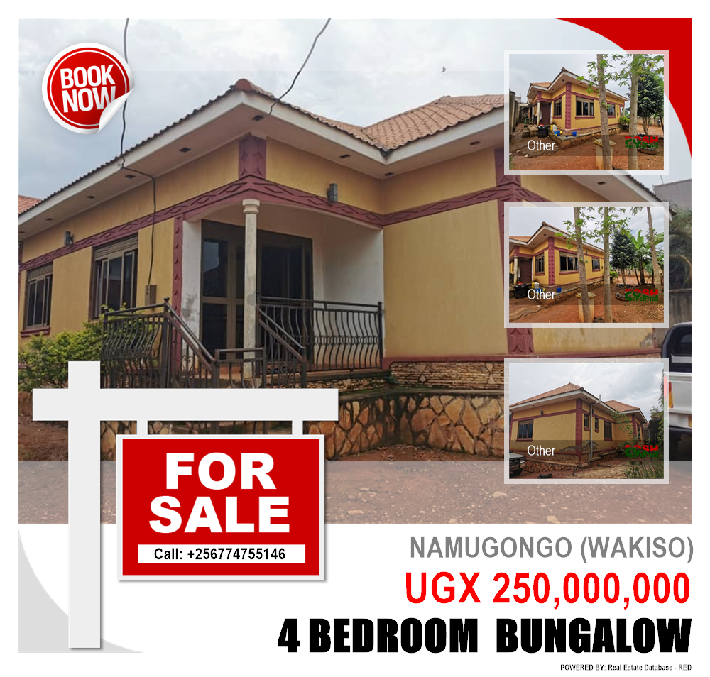 4 bedroom Bungalow  for sale in Namugongo Wakiso Uganda, code: 192427