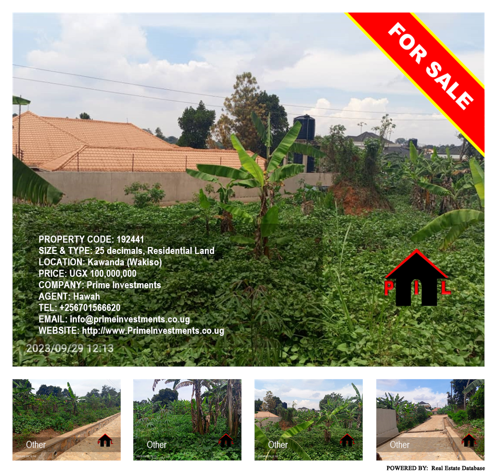 Residential Land  for sale in Kawanda Wakiso Uganda, code: 192441