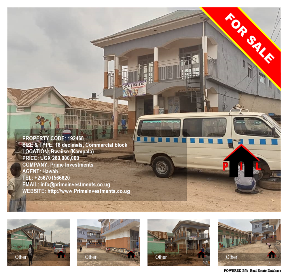 Commercial block  for sale in Bwayiise Kampala Uganda, code: 192468