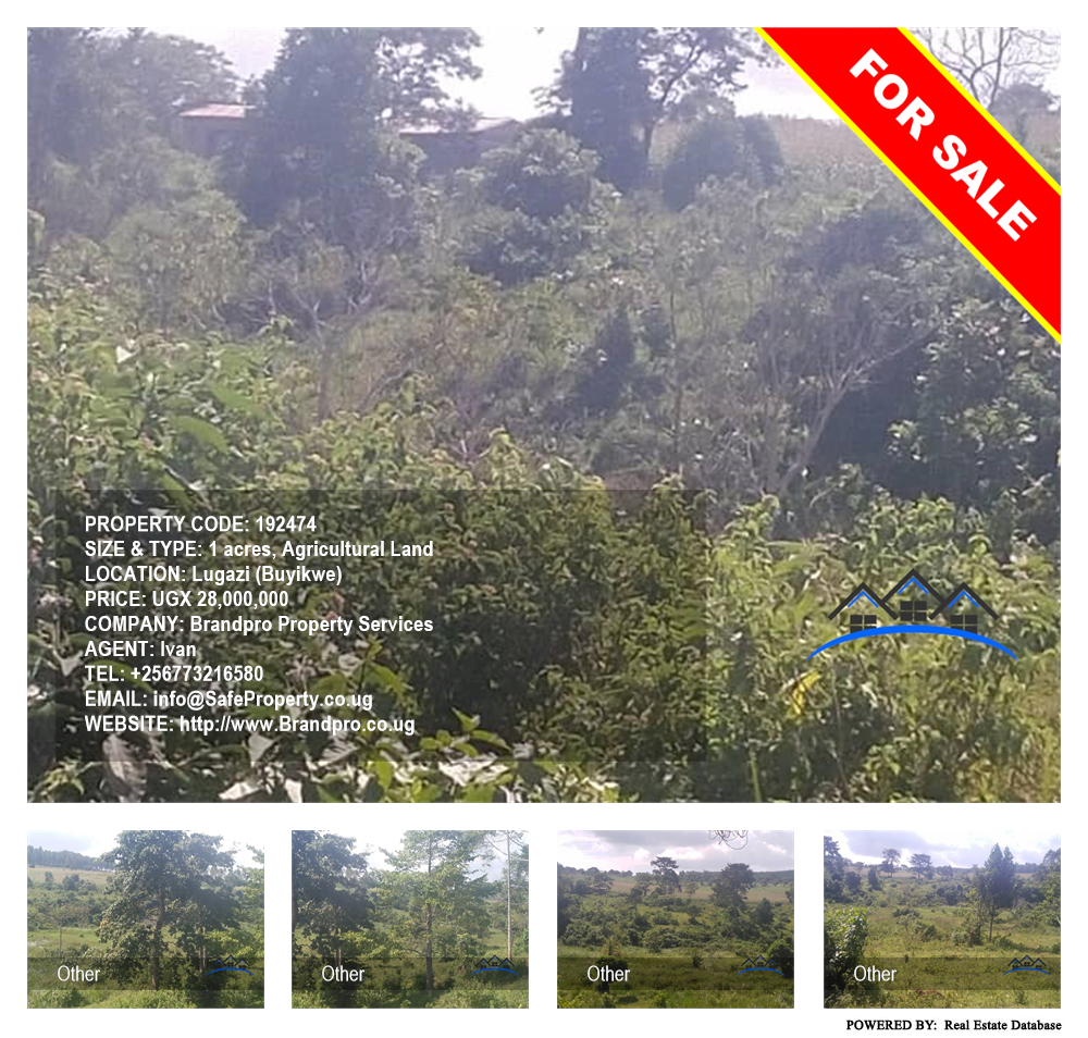 Agricultural Land  for sale in Lugazi Buyikwe Uganda, code: 192474