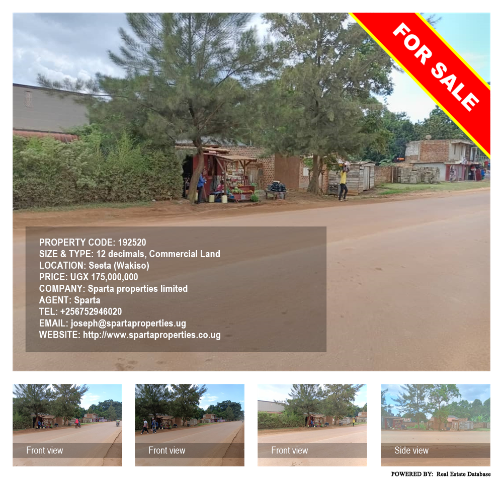 Commercial Land  for sale in Seeta Wakiso Uganda, code: 192520