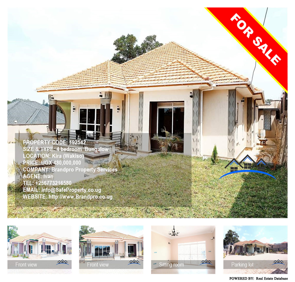 4 bedroom Bungalow  for sale in Kira Wakiso Uganda, code: 192542