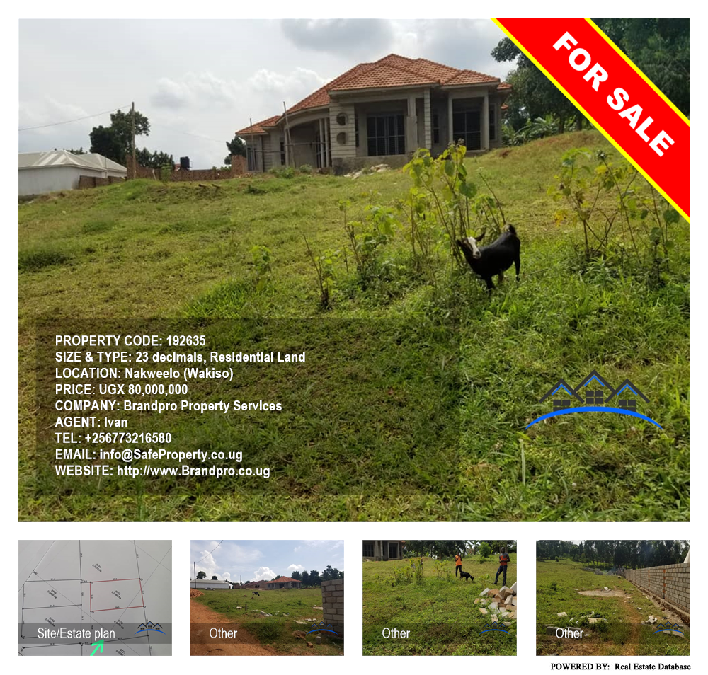 Residential Land  for sale in Nakweelo Wakiso Uganda, code: 192635