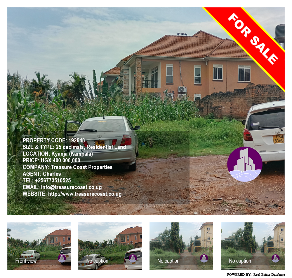 Residential Land  for sale in Kyanja Kampala Uganda, code: 192648