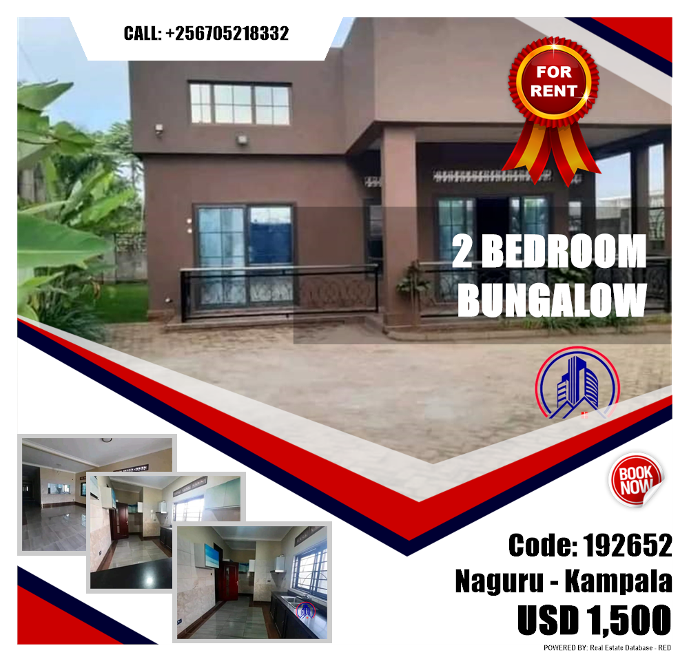 2 bedroom Bungalow  for rent in Naguru Kampala Uganda, code: 192652