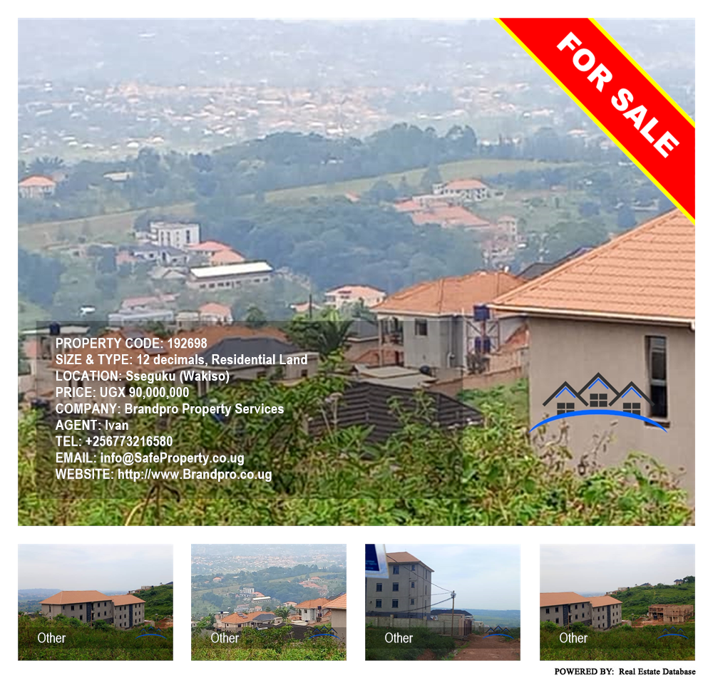 Residential Land  for sale in Seguku Wakiso Uganda, code: 192698