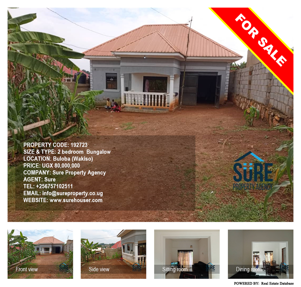 2 bedroom Bungalow  for sale in Buloba Wakiso Uganda, code: 192723