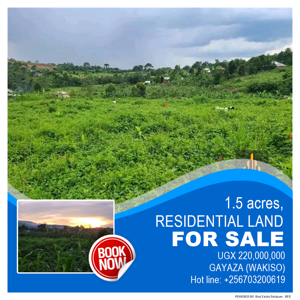 Residential Land  for sale in Gayaza Wakiso Uganda, code: 192724