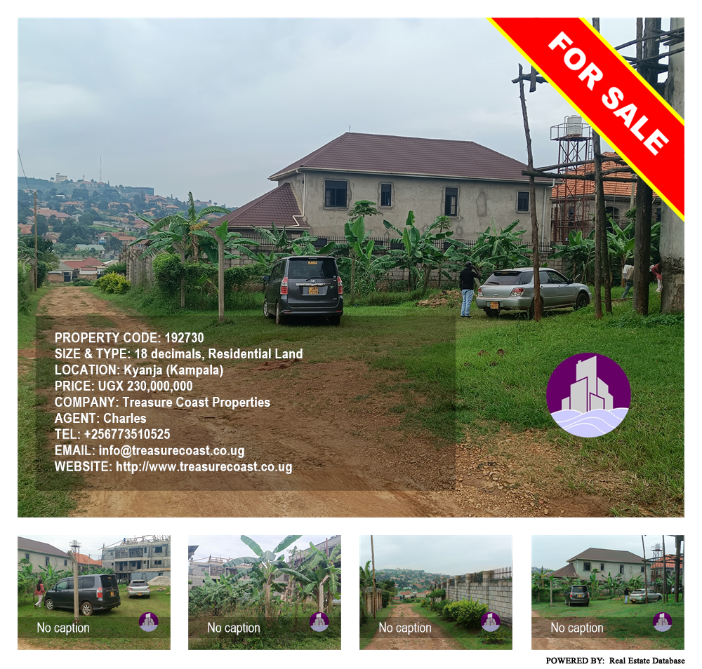 Residential Land  for sale in Kyanja Kampala Uganda, code: 192730