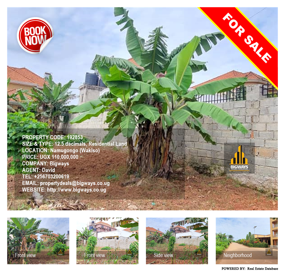 Residential Land  for sale in Namugongo Wakiso Uganda, code: 192853