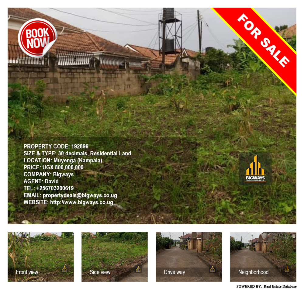 Residential Land  for sale in Muyenga Kampala Uganda, code: 192896