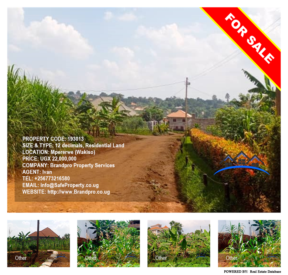 Residential Land  for sale in Mpererwe Wakiso Uganda, code: 193013